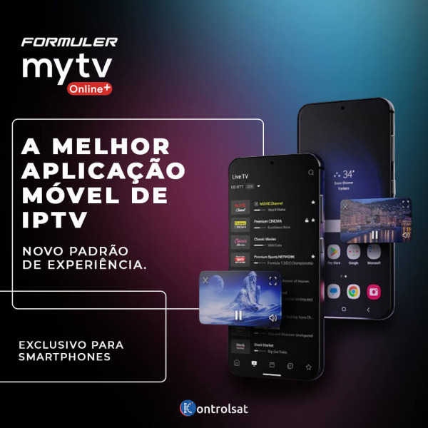 Aplicação Formuler para Smartphone Android: MyTV Online +