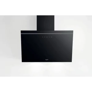 Kontrolsat - Whirlpool Black Glass Chimney Hood - AKR 62F LT K