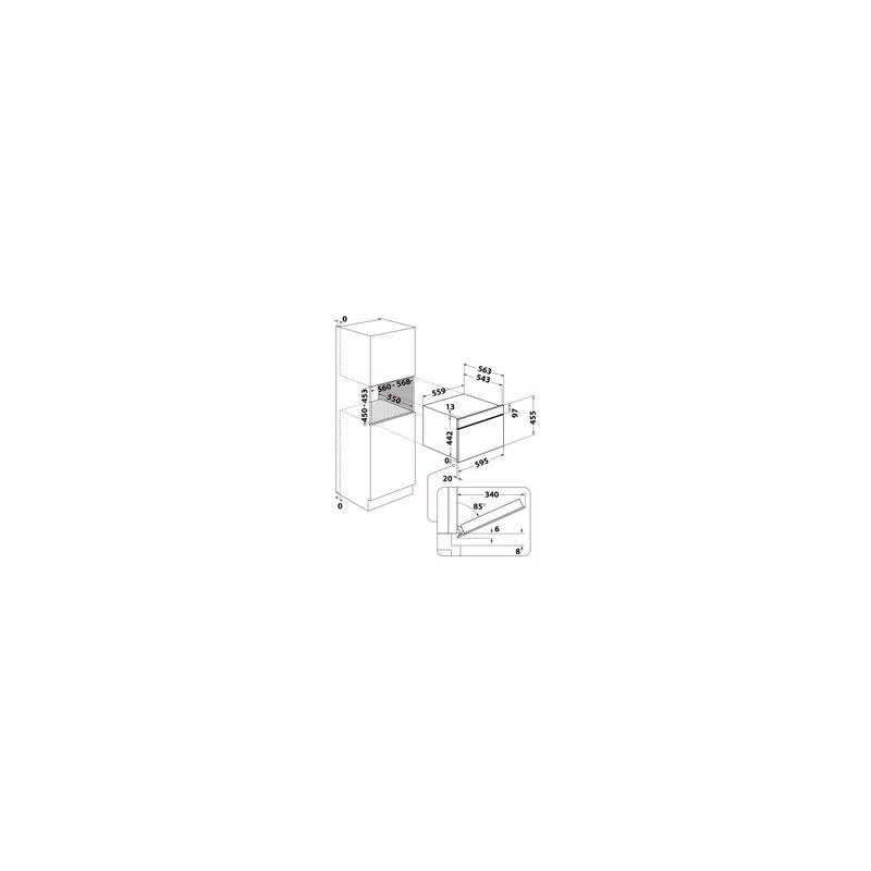 Kontrolsat - Forno Whirlpool Pirolítico 48 Litros - Aço Inoxidável - W Collection - WCC48HMSXA