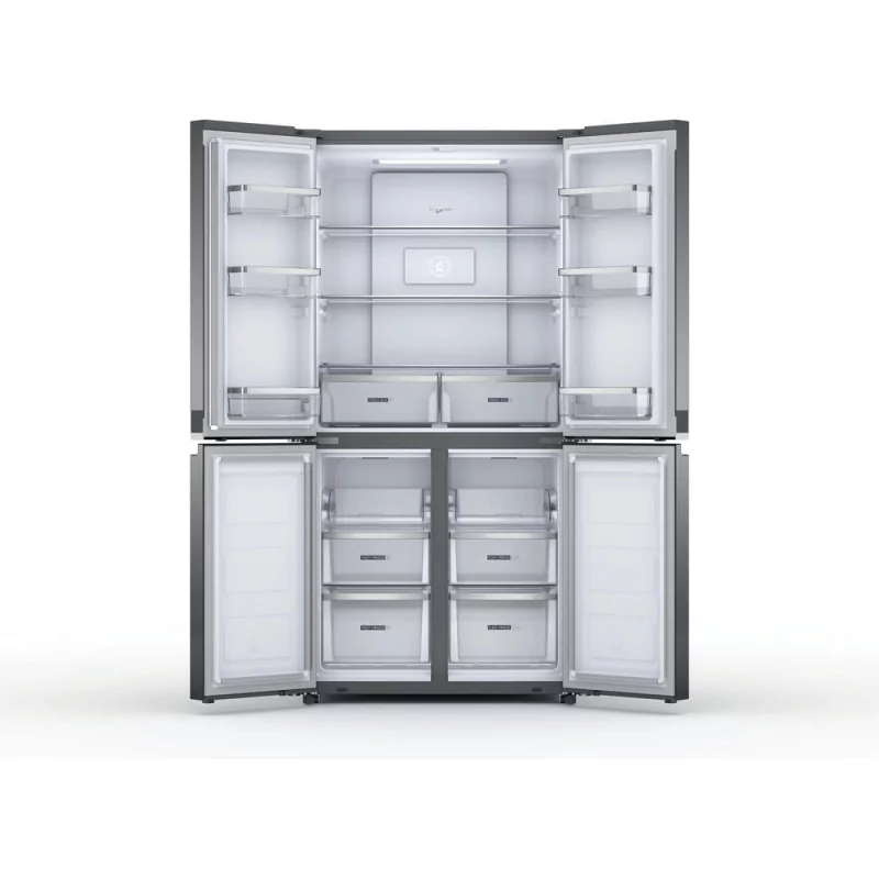 Kontrolsat - Frigorífico Americano Whirlpool WQ9B3LEF (594L - Classe D - Inox)