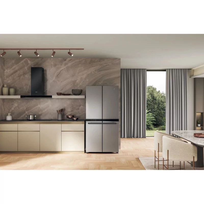 Kontrolsat - Frigorífico Americano Whirlpool WQ9B3LEF (594L - Classe D - Inox)