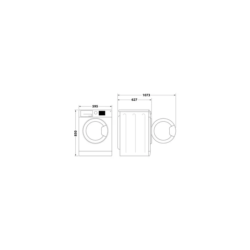 Kontrolsat - Máquina de Lavar Roupa Whirlpool 8kg 1400rpm – FFB 8489 BV