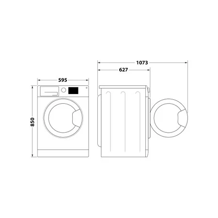 Kontrolsat - Máquina de Lavar Roupa Whirlpool 8kg 1400rpm – FFB 8489 BV