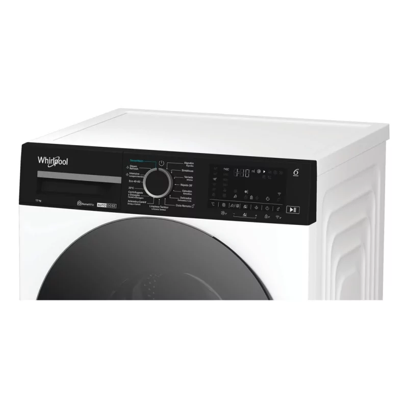 Kontrolsat - Whirlpool 12kg 6TH SENSE Wi-Fi Washing Machine WPM 27W ADS SPT
