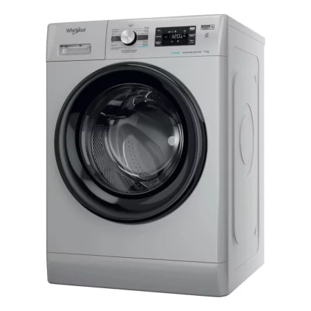 Kontrolsat - Maquina Lavar Roupa Whirlpool 9Kg - Prateada - Classe A - FFB 9489 SBV SPT Kontrolsat - Maquina Lavar Roupa Whirlpool 9Kg - Prateada - Classe A - FFB 9489 SBV SPT