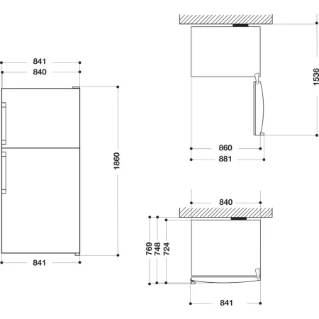 Kontrolsat - Frigorífico Americano Whirlpool W84TE72XAQUA (587L - Classe E - Inox) Kontrolsat - Frigorífico Americano Whirlpool W84TE72XAQUA (587L - Classe E - Inox)