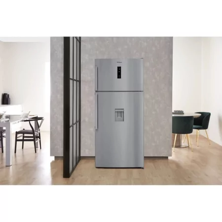 Kontrolsat - Frigorífico Americano Whirlpool W84TE72XAQUA (587L - Classe E - Inox) Kontrolsat - Frigorífico Americano Whirlpool W84TE72XAQUA (587L - Classe E - Inox)