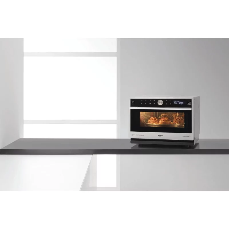 Kontrolsat - Micro-ondas Combinado Whirlpool MWSC 9133 SX - 33L Preto e Inox