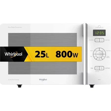 Kontrolsat - Micro-ondas Grill Whirlpool 25L Branco - MCP-345-WH Kontrolsat - Micro-ondas Grill Whirlpool 25L Branco - MCP-345-WH