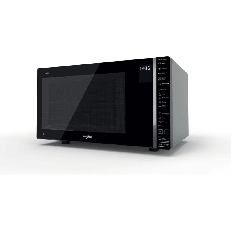 Kontrolsat - Whirlpool Cook30 Microwave + Grill - 30 Liters - Black / Stainless Steel - WMWP 303 SB Kontrolsat - Whirlpool Cook30 Microwave + Grill - 30 Liters - Black / Stainless Steel - WMWP 303 SB