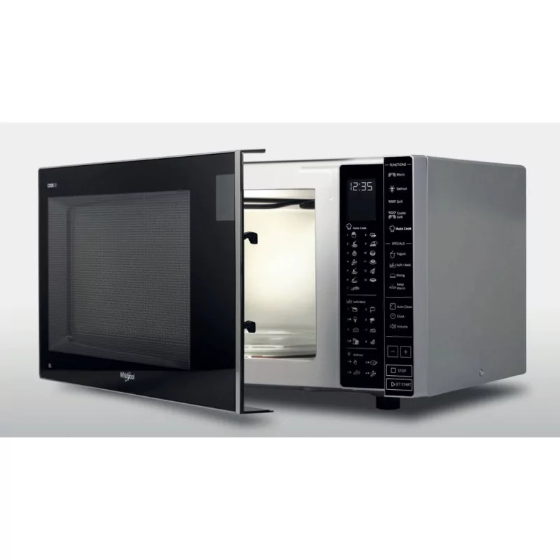 Kontrolsat - Whirlpool Cook30 Microwave + Grill - 30 Liters - Black / Stainless Steel - WMWP 303 SB