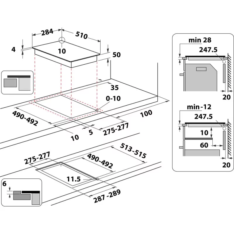 Kontrolsat - Induction Hob Whirlpool 2 Zones - WS Q0530 NE