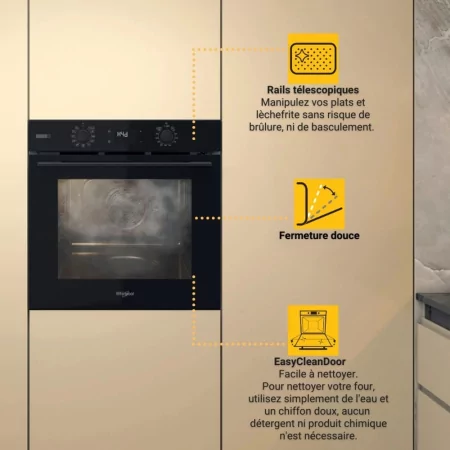 Kontrolsat - Forno Elétrico Whirlpool 71L - OMSK58RU1SB Kontrolsat - Forno Elétrico Whirlpool 71L - OMSK58RU1SB