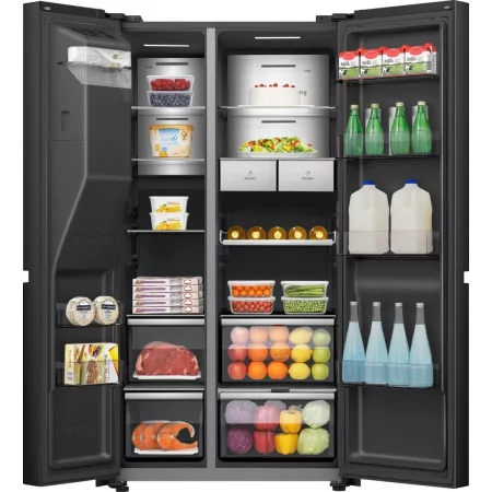 Kontrolsat - Hisense RS9P628GPFE American Fridge Freezer (614L - Class E - Black) Kontrolsat - Hisense RS9P628GPFE American Fridge Freezer (614L - Class E - Black)