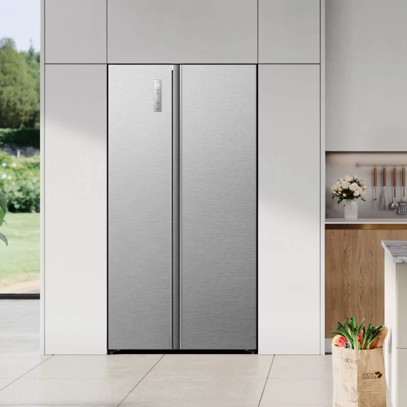 Kontrolsat - Hisense RS3P538NAIE American Fridge Freezer (527L - Class E - Stainless)