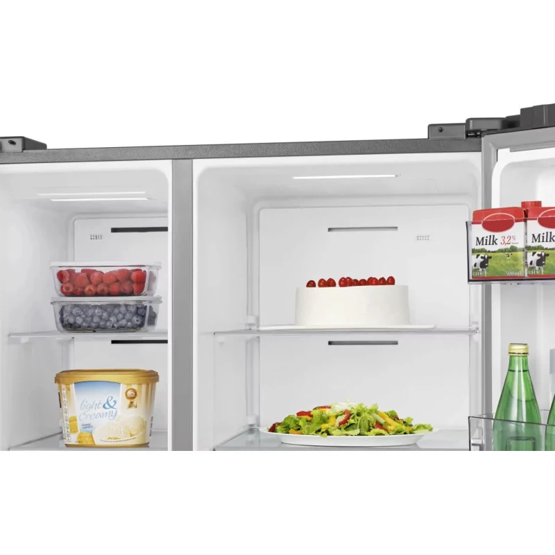 Kontrolsat - Hisense RS818N4TBF American Fridge Freezer (632L - Class E - Black)
