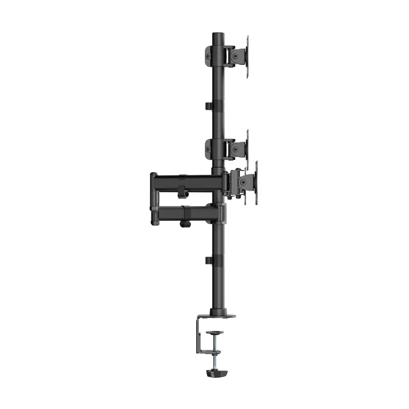 Kontrolsat - Suporte de Mesa Aisens - Giratório / Inclinável - 4 Monitores de 13 a 27 polegadas - Preto - DT27TSR-379