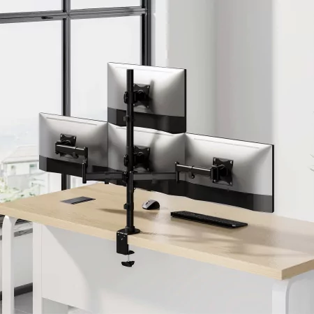 Kontrolsat - AISENS Desk Mount TV Stand for 4 Monitors - DT27TSR-379 Kontrolsat - AISENS Desk Mount TV Stand for 4 Monitors - DT27TSR-379
