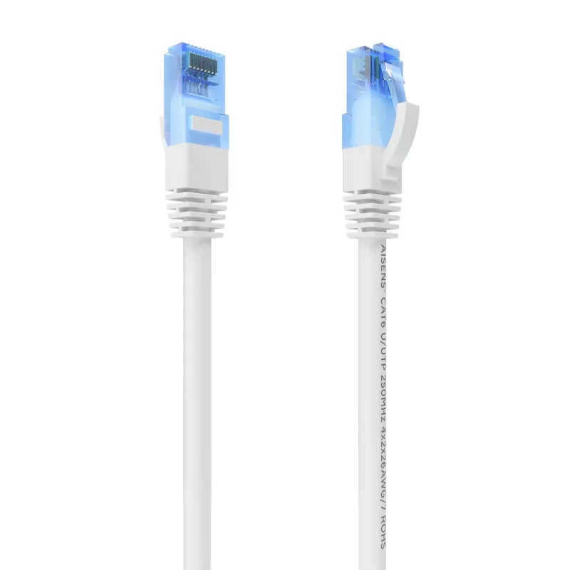 Kontrolsat - Cabo de Rede RJ45 Cat.6 UTP AWG26 Aisens A135-0828 – 20 m, Branco Kontrolsat - Cabo de Rede RJ45 Cat.6 UTP AWG26 Aisens A135-0828 – 20 m, Branco