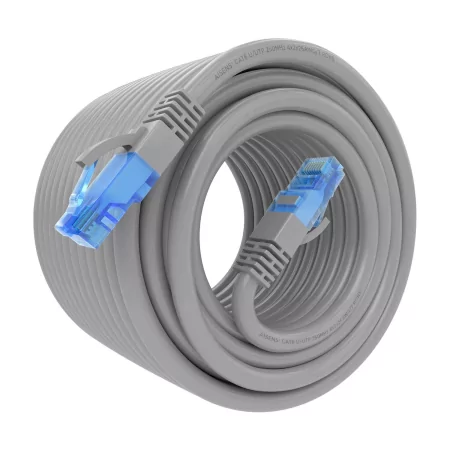 Kontrolsat - Cabo de Rede RJ45 Cat.6 UTP AWG26 CCA Aisens A135-0784 – 20 m, Cinzento Kontrolsat - Cabo de Rede RJ45 Cat.6 UTP AWG26 CCA Aisens A135-0784 – 20 m, Cinzento