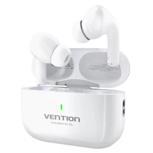 Kontrolsat - Auriculares Bluetooth Vention Echo Lite E11 com Estojo de Carregamento – Autonomia 6 h, Brancos