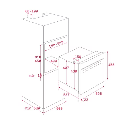 Kontrolsat - Teka HLC 8400 Forno Compacto Multifunção Stone Grey 44L Kontrolsat - Teka HLC 8400 Forno Compacto Multifunção Stone Grey 44L
