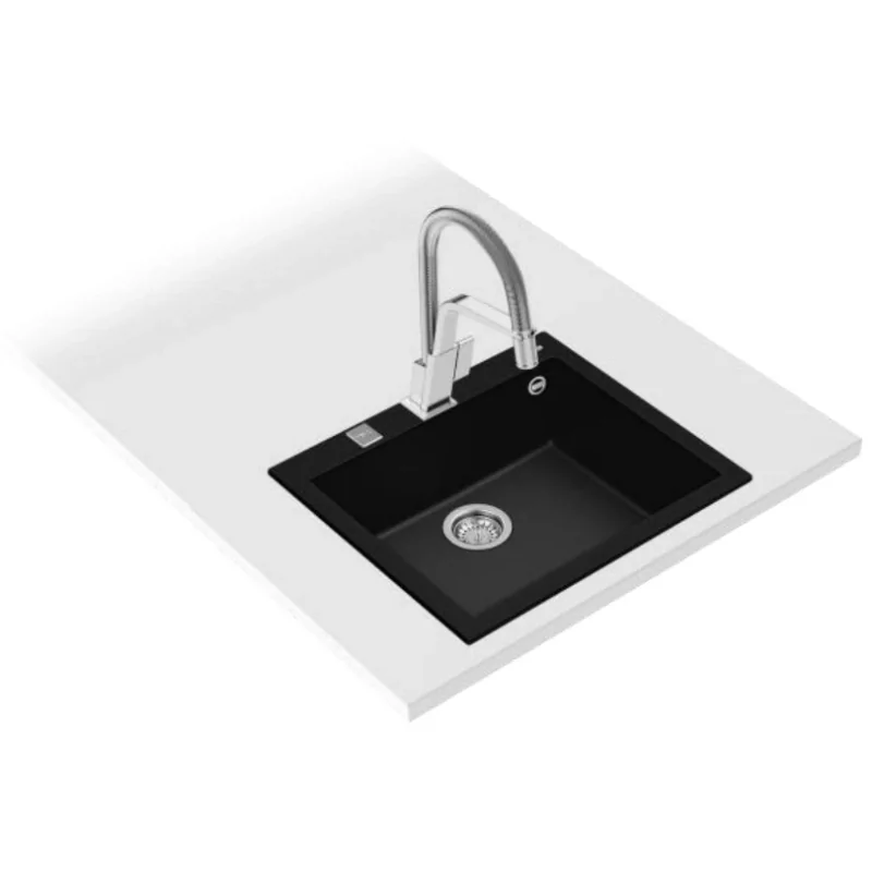 Kontrolsat - Lava Louça TEKA Forsquare 50.40 Tg - Embutida com Torneira, Preto