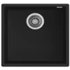 Teka Square 40.40 TG Black Built-in Sink