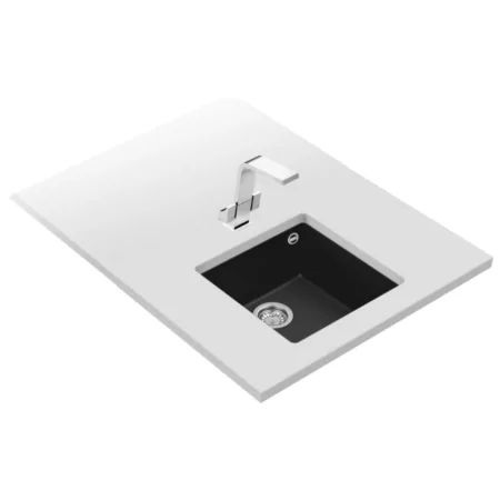 Kontrolsat - Teka Square 40.40 TG Black Built-in Sink Kontrolsat - Teka Square 40.40 TG Black Built-in Sink