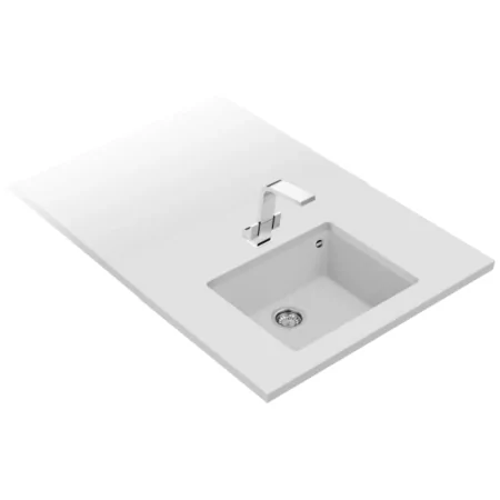 Kontrolsat - Teka Sink Square 50.40 Tg Artic White Built-in Kontrolsat - Teka Sink Square 50.40 Tg Artic White Built-in
