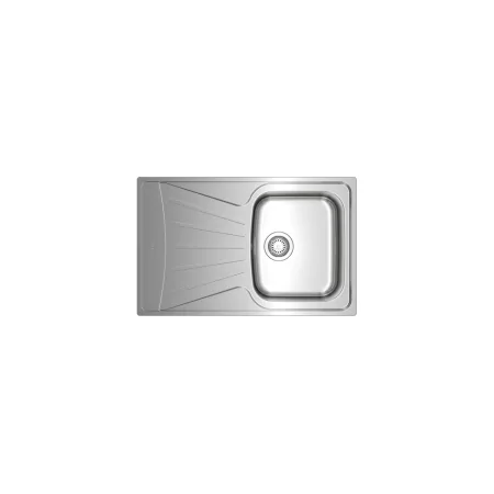 Kontrolsat - Teka Starbright 45 E-xp Sink - Stainless Steel 1 Bowl Reversible, Inox Kontrolsat - Teka Starbright 45 E-xp Sink - Stainless Steel 1 Bowl Reversible, Inox