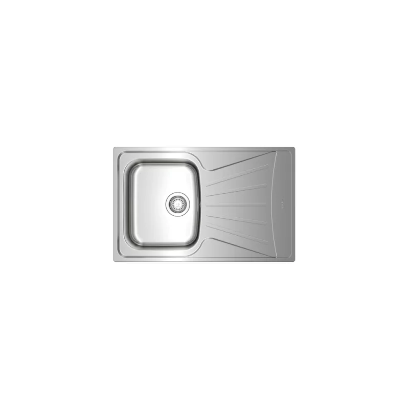 Kontrolsat - Pia Teka Starbright 45 E-xp - Aço Inox 1 Cava Reversível, Inox