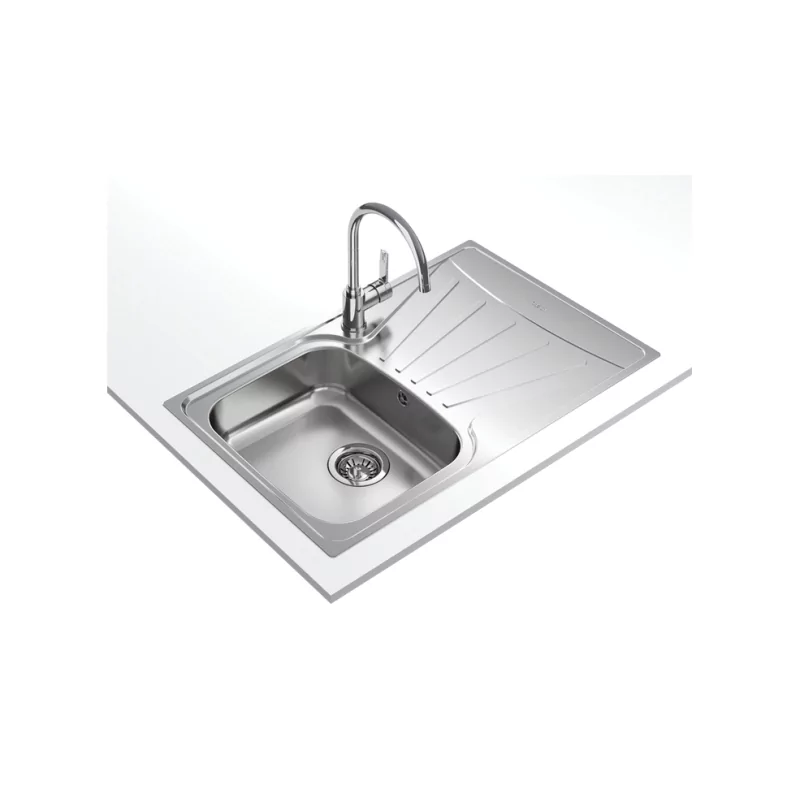 Kontrolsat - Teka Starbright 45 E-xp Sink - Stainless Steel 1 Bowl Reversible, Inox