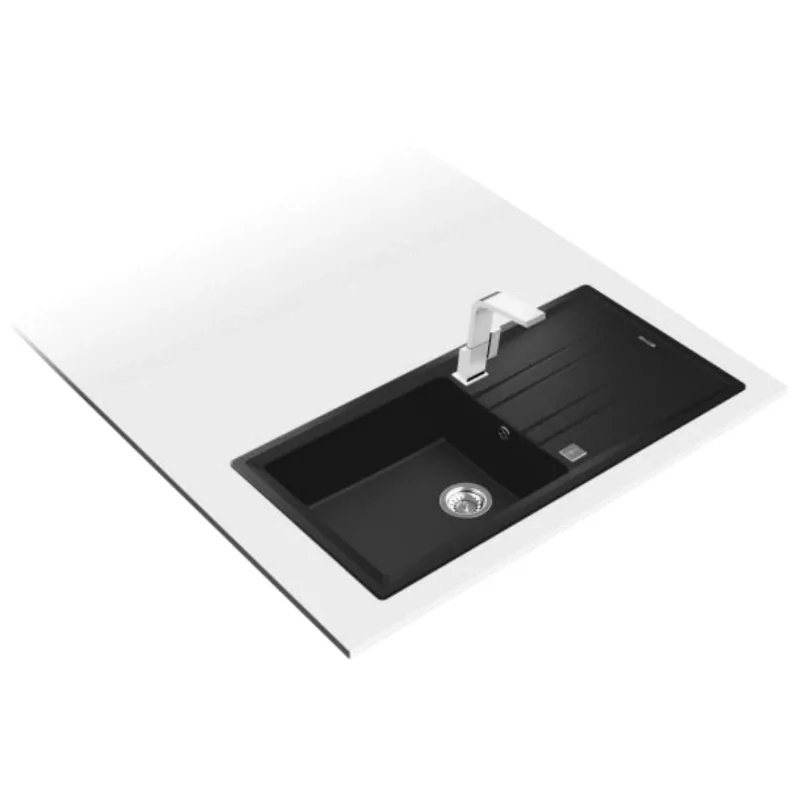 Kontrolsat - Teka Stone 60 L-tg 1c 1e Black Carbon Built-in Sink
