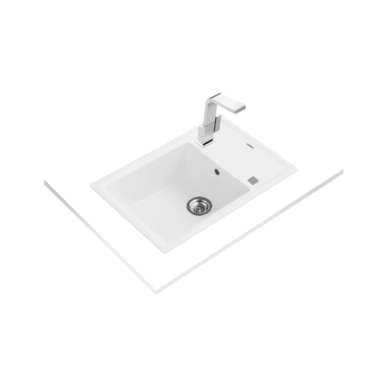 Kontrolsat - Teka Sink Stone 60 S-tg 1c 1e White 51x20x20cm