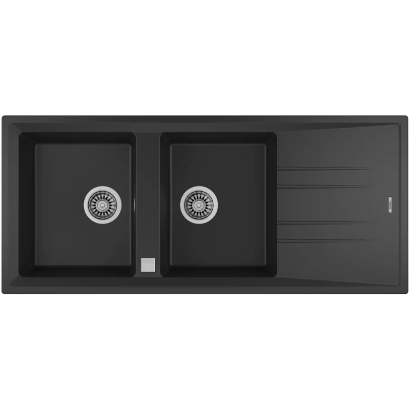 Kontrolsat - Teka Stone 80 B-tg 2c 1e Black Carbon Kitchen Sink Kontrolsat - Teka Stone 80 B-tg 2c 1e Black Carbon Kitchen Sink