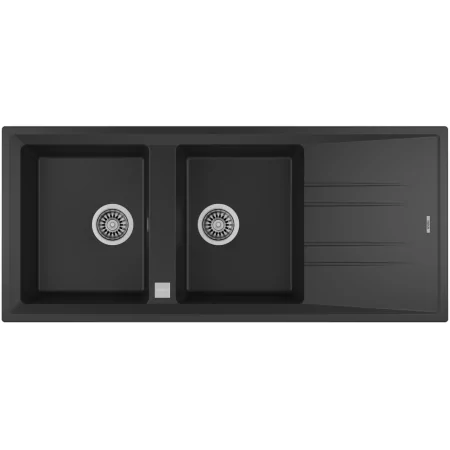 Kontrolsat - Teka Stone 80 B-tg 2c 1e Black Carbon Kitchen Sink Kontrolsat - Teka Stone 80 B-tg 2c 1e Black Carbon Kitchen Sink
