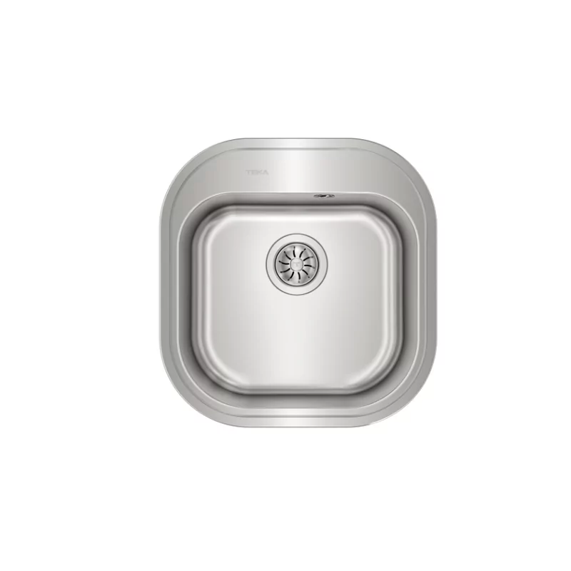 Kontrolsat - Teka Stylo 1C Square Stainless Steel Kitchen Sink 48.5x16.5cm