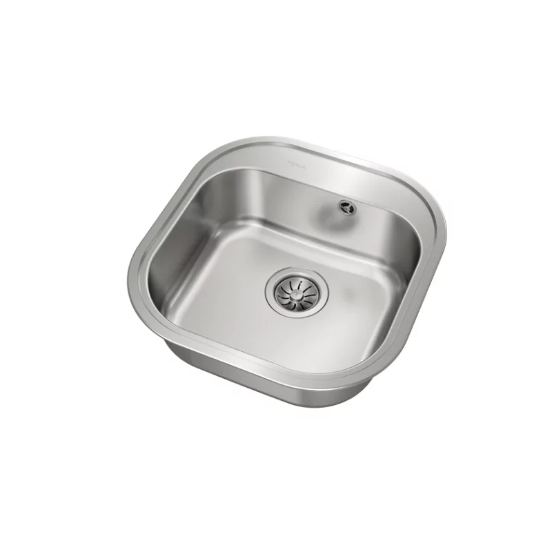 Kontrolsat - Teka Stylo 1C Square Stainless Steel Kitchen Sink 48.5x16.5cm