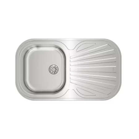 Kontrolsat - Teka Stylo 1c.1e Rev Stainless Steel Top-Mount Rectangular Sink Kontrolsat - Teka Stylo 1c.1e Rev Stainless Steel Top-Mount Rectangular Sink