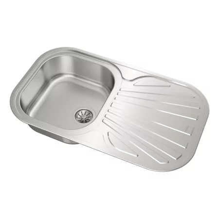 Kontrolsat - Teka Stylo 1c.1e Rev Stainless Steel Top-Mount Rectangular Sink Kontrolsat - Teka Stylo 1c.1e Rev Stainless Steel Top-Mount Rectangular Sink