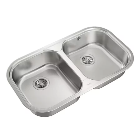 Kontrolsat - Lava Louça Teka Stylo 2c - 2 Pias Inox (Ref: 10107028) Kontrolsat - Lava Louça Teka Stylo 2c - 2 Pias Inox (Ref: 10107028)