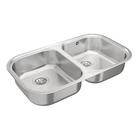 Kontrolsat - Lava Louça Teka Stylo 2c - 2 Pias Inox (Ref: 10107028) Kontrolsat - Lava Louça Teka Stylo 2c - 2 Pias Inox (Ref: 10107028)