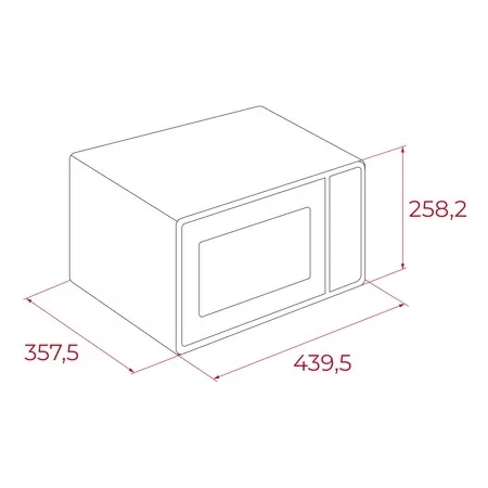 Kontrolsat - Teka Microwave Oven - (20L - 700W - 5 Levels - Black) - MW FS20 BK Kontrolsat - Teka Microwave Oven - (20L - 700W - 5 Levels - Black) - MW FS20 BK