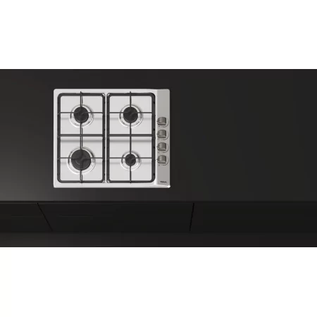 Kontrolsat - Teka E/60.3 40 LB Placa Gás 4 Zonas Inox Butano Kontrolsat - Teka E/60.3 40 LB Placa Gás 4 Zonas Inox Butano