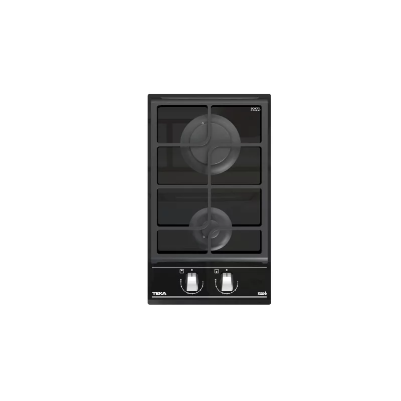 Kontrolsat - Teka GZC 32300 XBA BK Placa a Gás 30cm 2 Zonas Vidro Preto