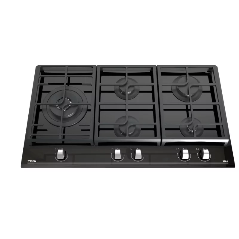 Kontrolsat - Teka GZC 95320 XBA BK Gas Hob 90cm 5 Zones Black Glass ExactFlame