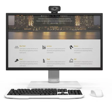Webcam w/ Imilab Microphone - Full HD 90º