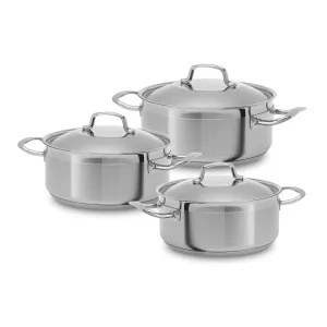 Kontrolsat - TEKA Kitchen Set 3 Pieces Ref: 086.T.890359 - Stainless Steel with Lids