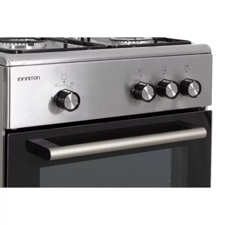 Kontrolsat - INFINTION CC57TAC Cooker (Electric - 4 Burners - Stainless Steel) Kontrolsat - INFINTION CC57TAC Cooker (Electric - 4 Burners - Stainless Steel)